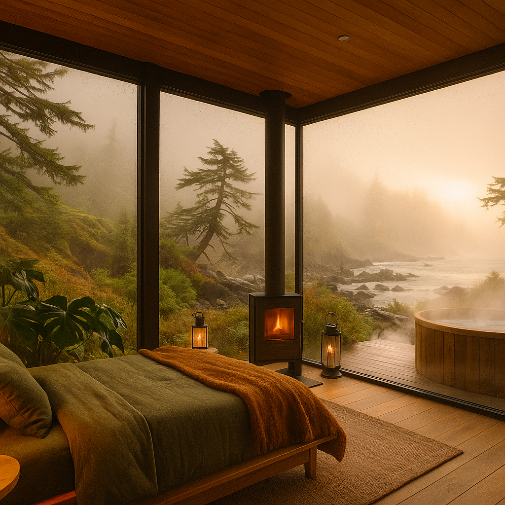 Glamping site network — critical areas, well/septic options, eco-design